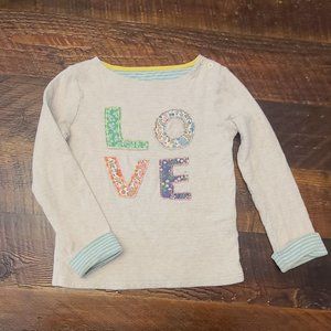 Mini Boden LOVE shirt